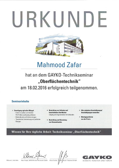 GAYKO Fensterbau GmbH Oberflächentechnik